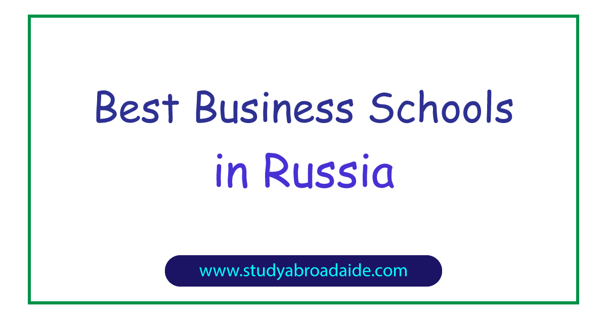 Best Business Schools Russia