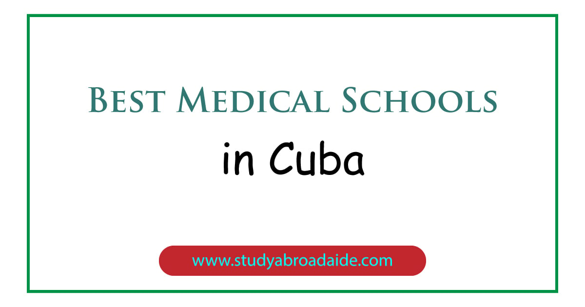 Best Medical Schools Cuba