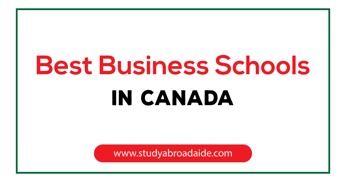 Best Business Schools Canada