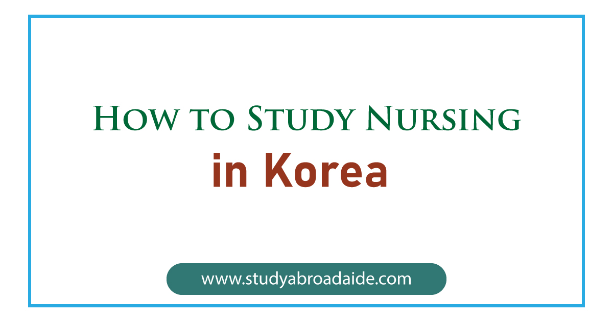 Study Nursing Korea