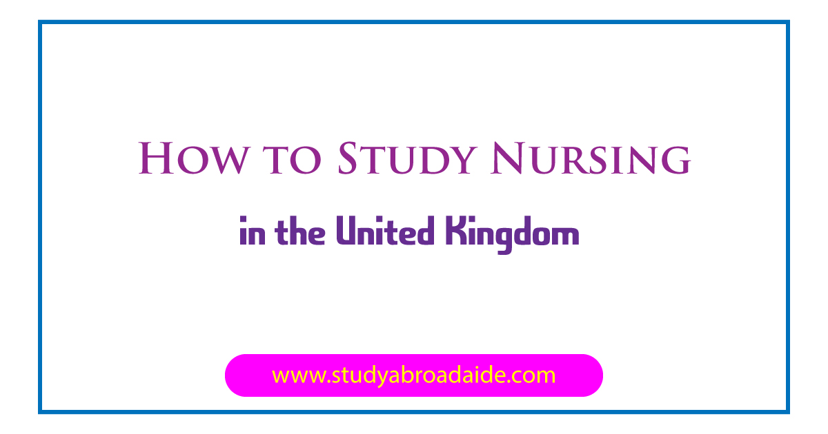 Study Nursing United Kingdom