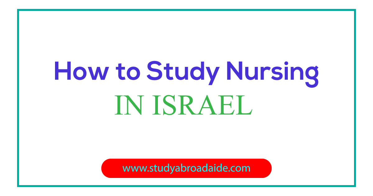 Study Nursing Israel