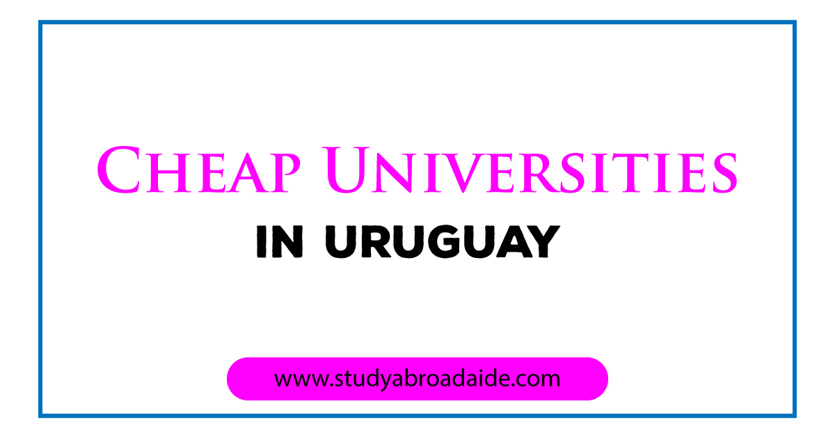 Cheap Universities Uruguay