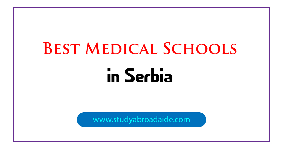 Best Medical Schools Serbia