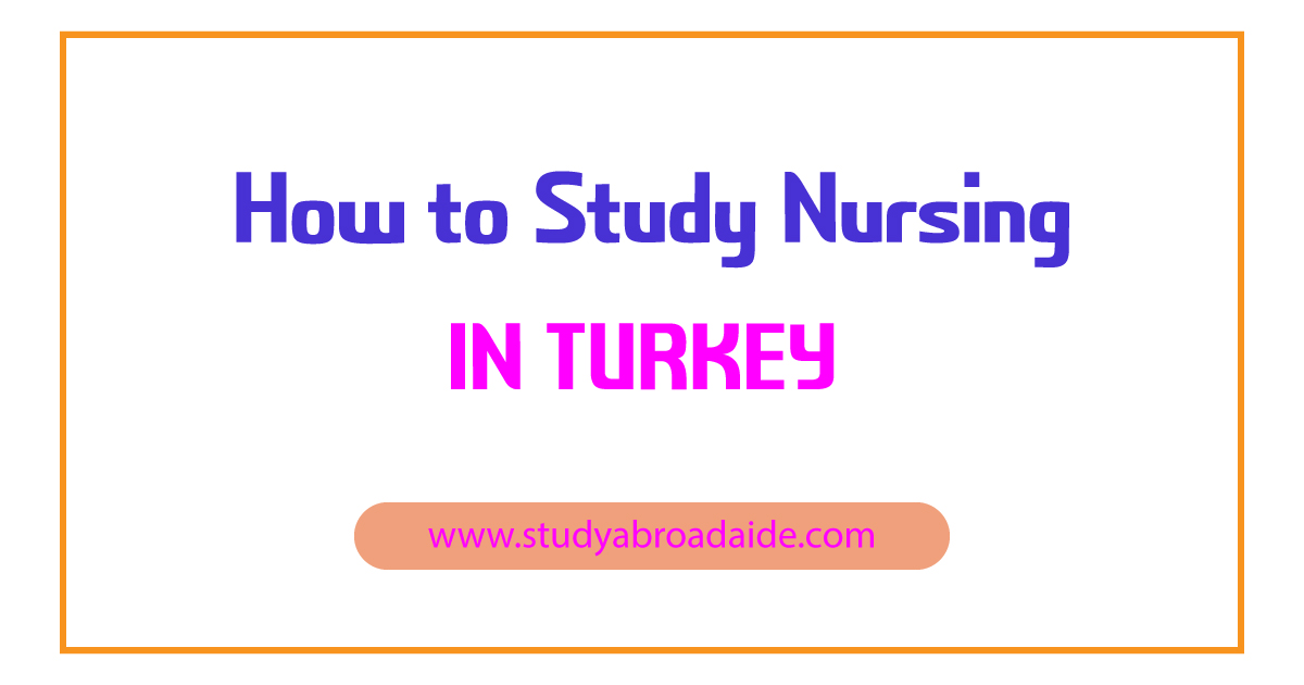 Study Nursing Turkey