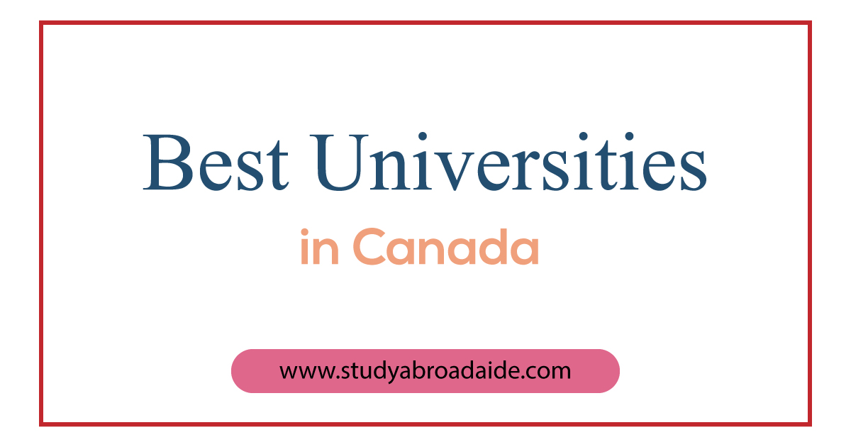 Best Universities in Canada