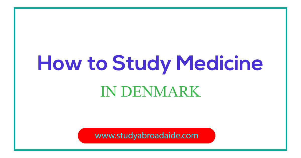 study medicine Denmark