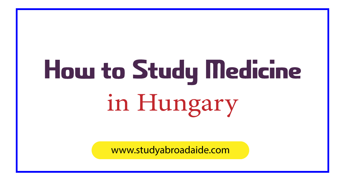 study medicine hungary