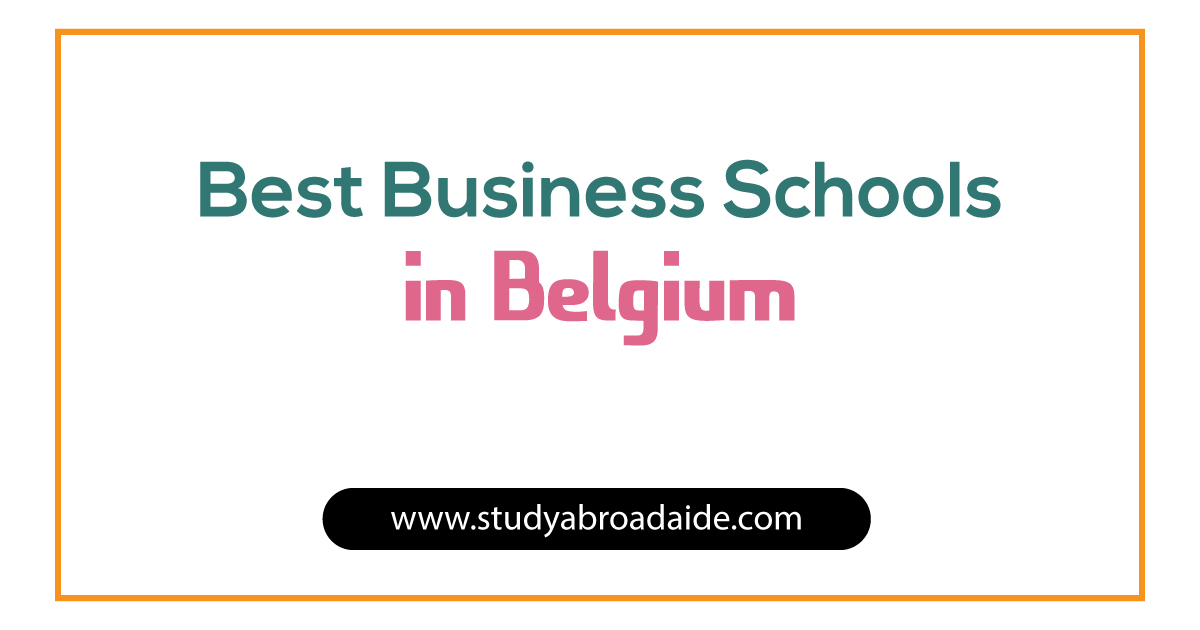 Best Business Schools in Belgium