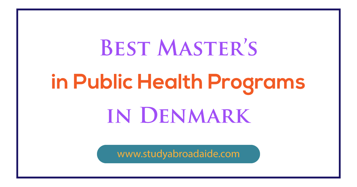 best Master's public health Denmark