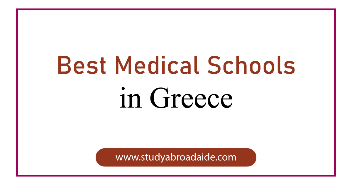 Best Medical Schools Greece