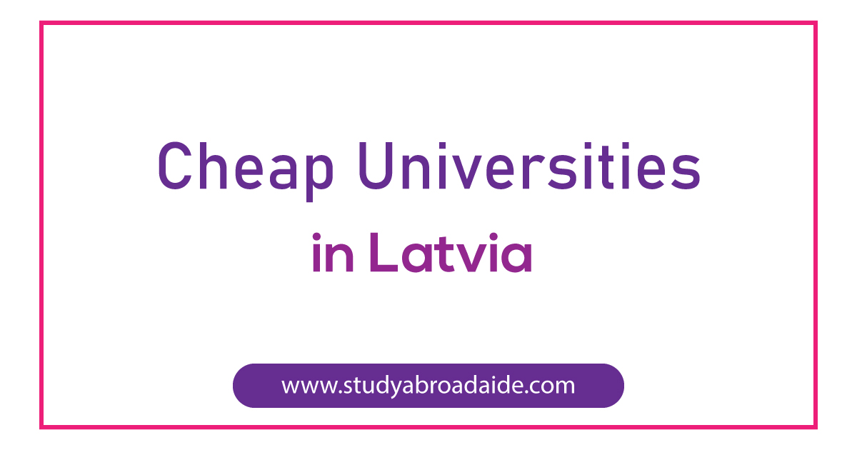 Cheap Universities Latvia