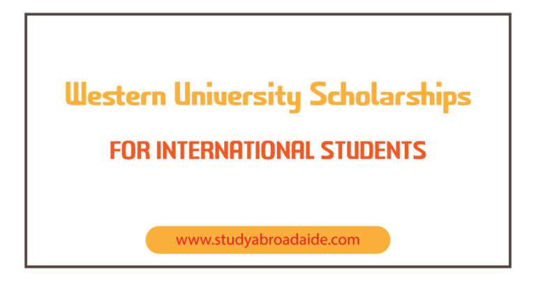 Western University Scholarships for International Students