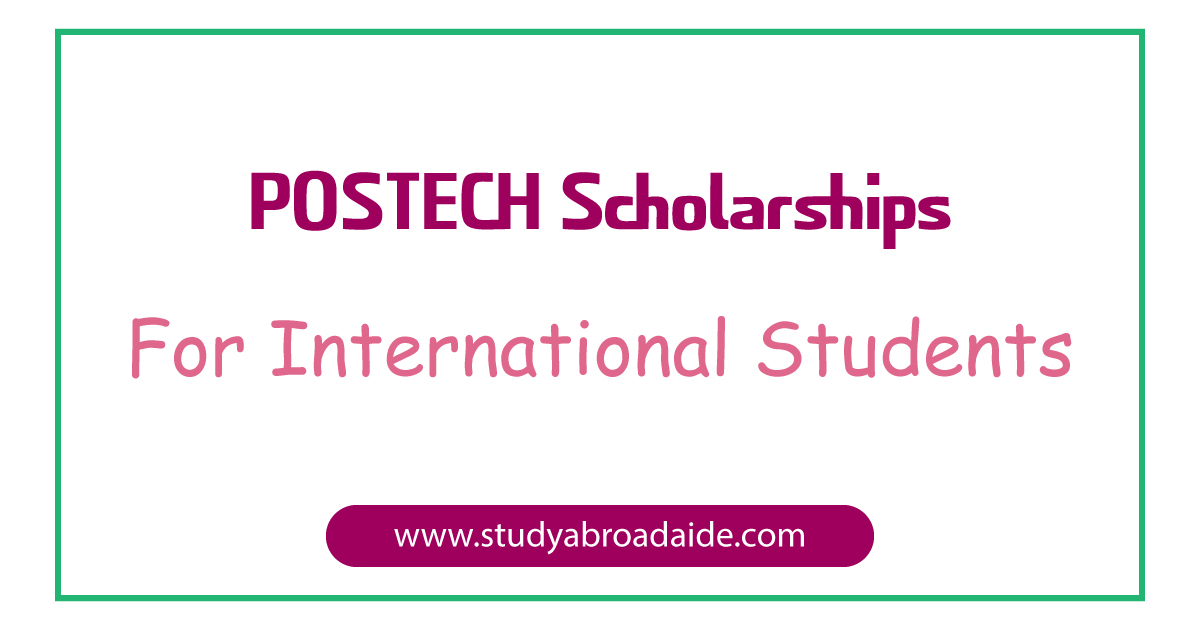 POSTECH Scholarships