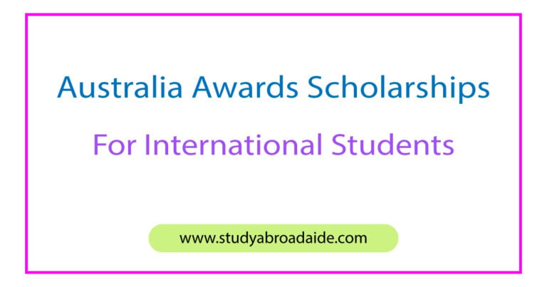 Australia Awards Scholarships for International Students
