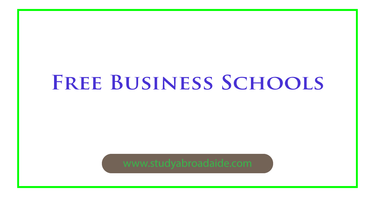 Free Business Schools