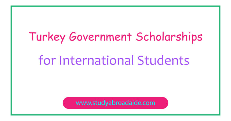 Turkey Government Scholarships for International Students