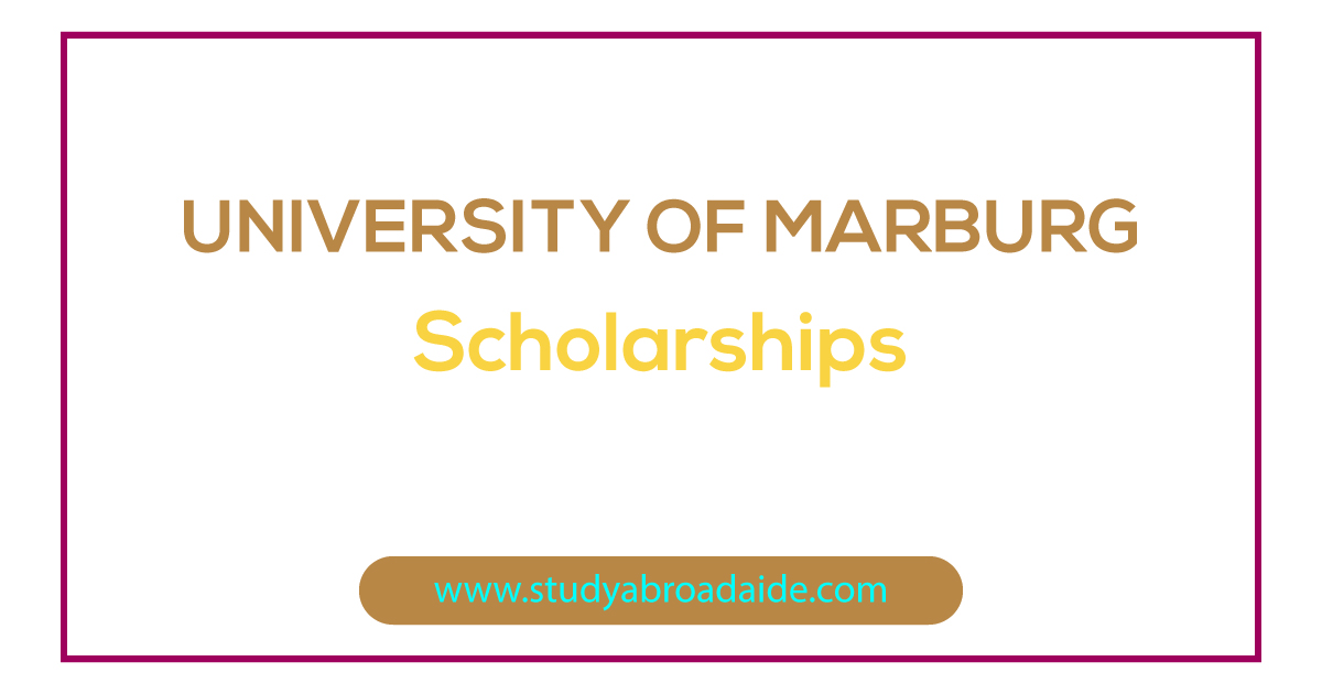 University of Marburg Scholarships