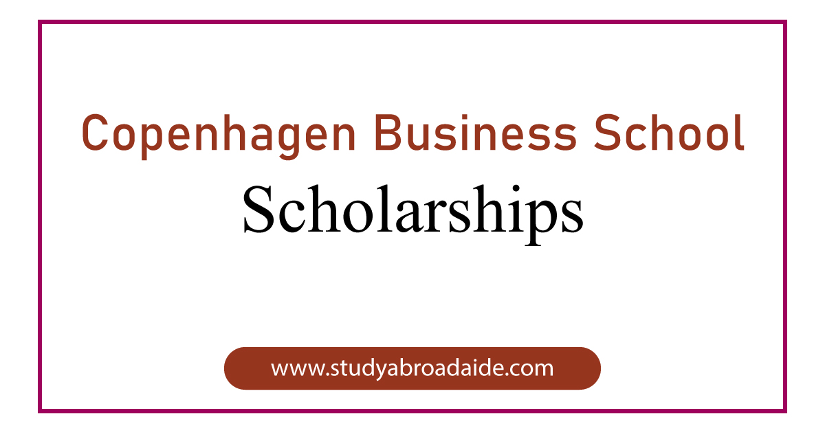 Copenhagen Business School Scholarships