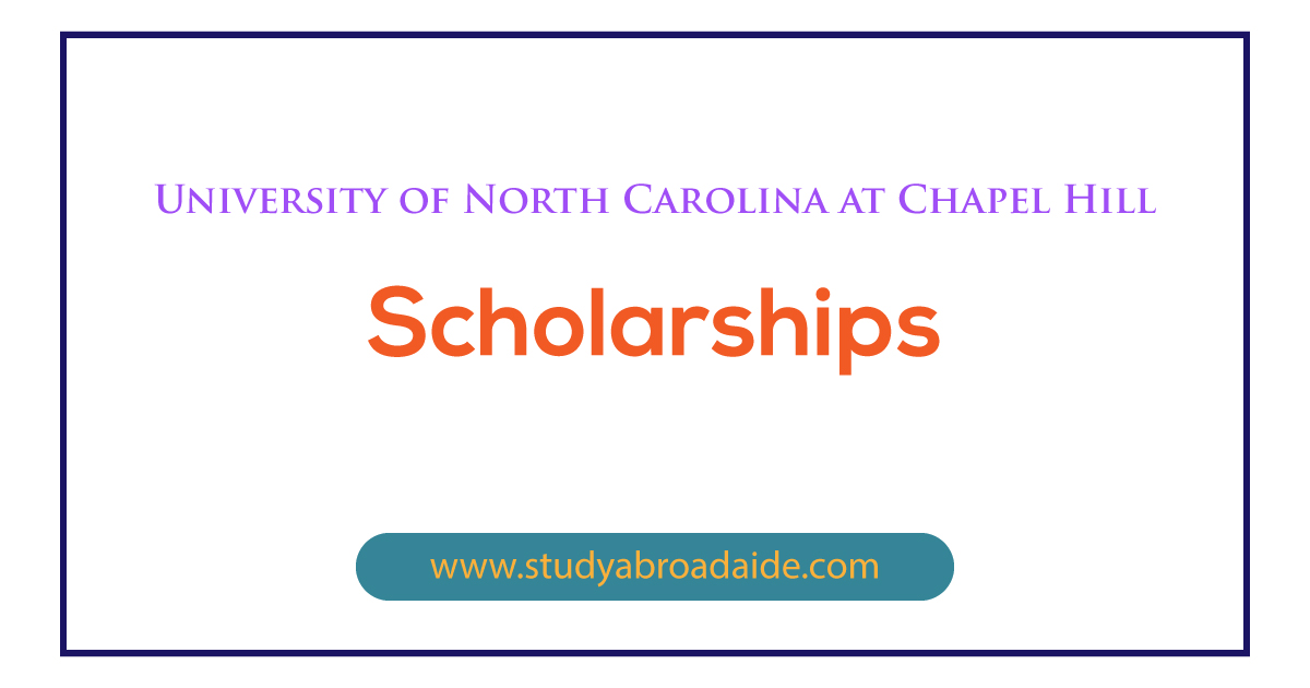 University of North Carolina at Chapel Hill Scholarships